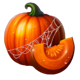 trick or treat joker pumpkin symbol