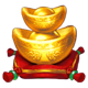triple money jackpot gold gold symbol