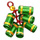 triple money jackpot gold green symbol