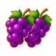 volcano golden coins grape symbol