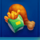 vomiting unicorns fries symbol