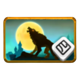 werewolf hour dice howling wolf symbol