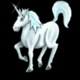 white wizard deluxe unicorn symbol