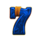 wild buffalos 7s blue seven symbol