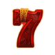 wild buffalos 7s red seven symbol