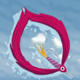wild fishing pink fish symbol