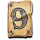 wild west revolver nine symbol