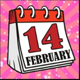 winter heart date symbol