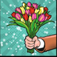 winter heart flower symbol