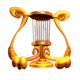 wish upon a jackpot harp symbol