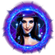 witchy wins blue witch symbol