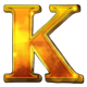 wolf fang aztec howl gold k symbol