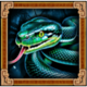 wolf fang aztec howl green snake symbol