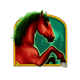 wolf gold horse symbol