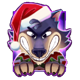 wolf it up christmas wolf symbol