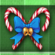 xmas joker candy canes symbol