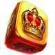 blazing crown dice wild symbol