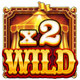 carnival rush x2 wild symbol