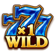 flame rush blue wild symbol