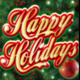 happy holidays wild symbol