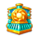 jelly express turquoise wild symbol