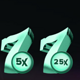 lucky for you green 7s wild symbol