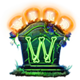 punky hallowin mega cascade wild symbol