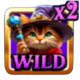 the explosive wizard cat wild symbol