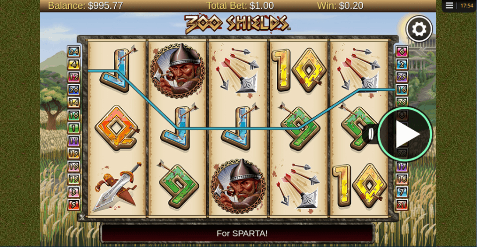 300 shields slot normal win