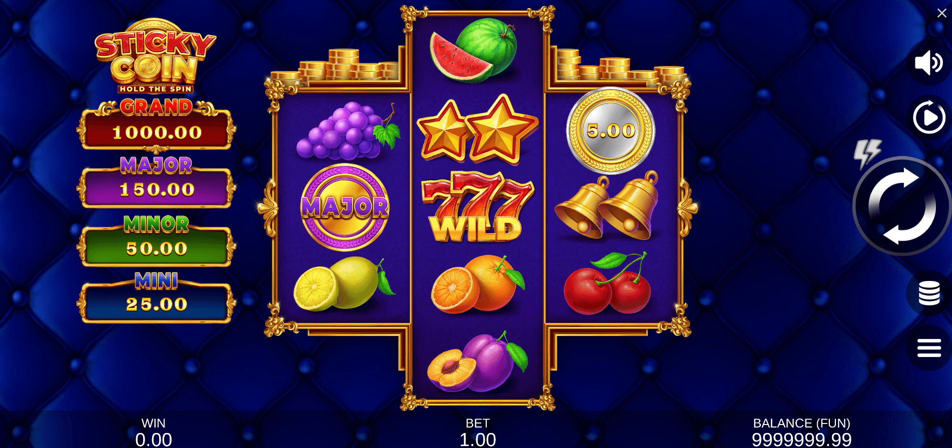 Sticky Coin Hold the Spin Gamzix