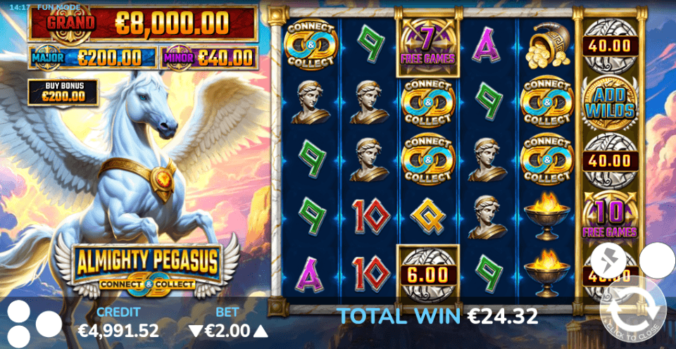 almighty pegasus connect and collect grid