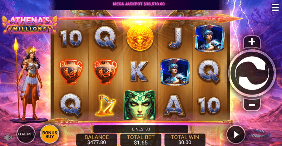 athenas millions normal round