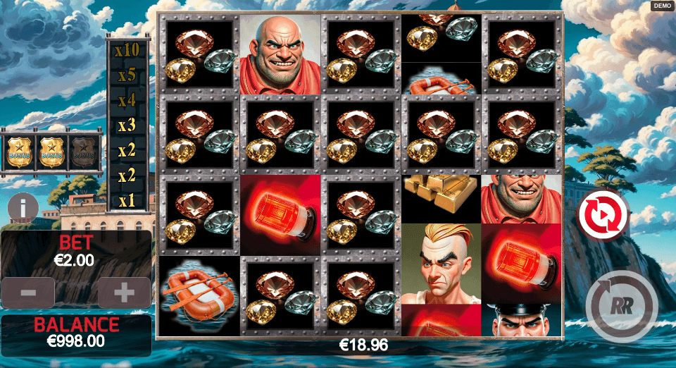 winning round at the Beating Alcatraz game
