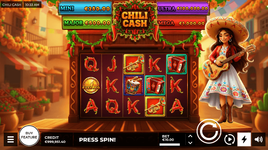 betgames chili cash tableau