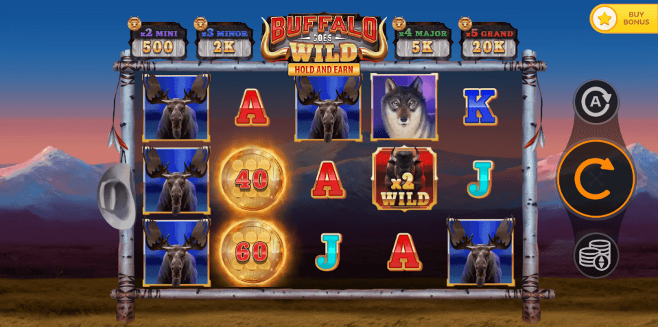 special symbols of buffalo goes wild by mancala gaming