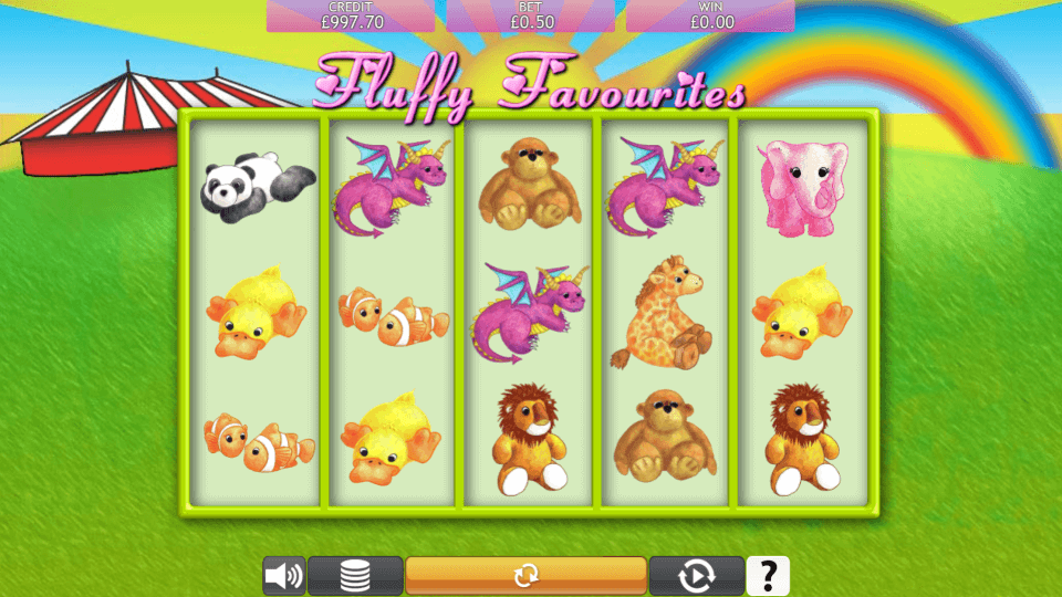 free spins fluffy favourites eyecon