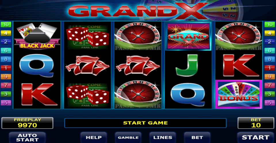 grand x amatic industries free spins