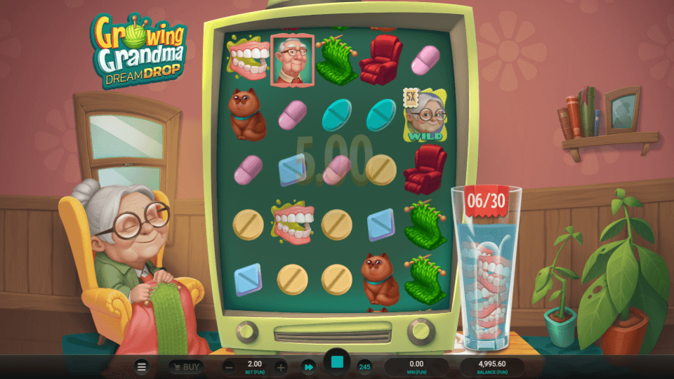 Growing grandma dream drop relax gaming