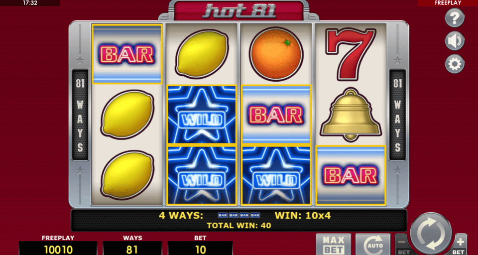 hot 81 amatic industries free spins