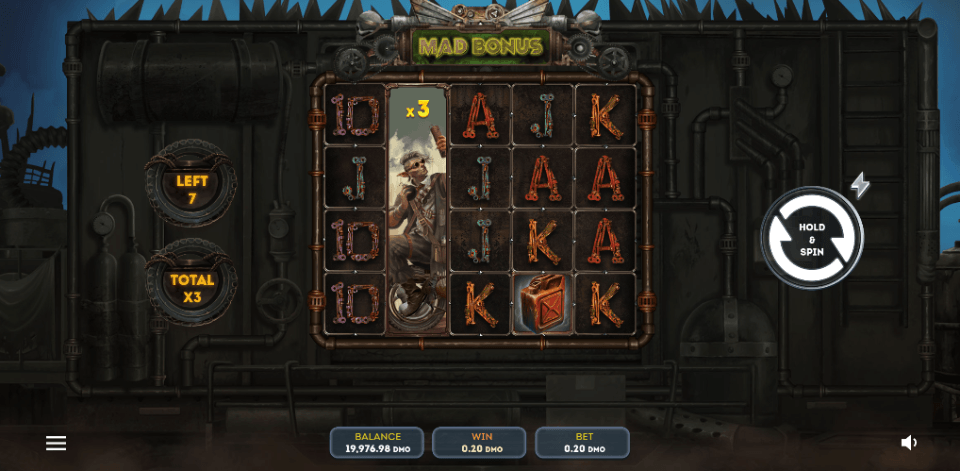 mad slot mad bonus feature