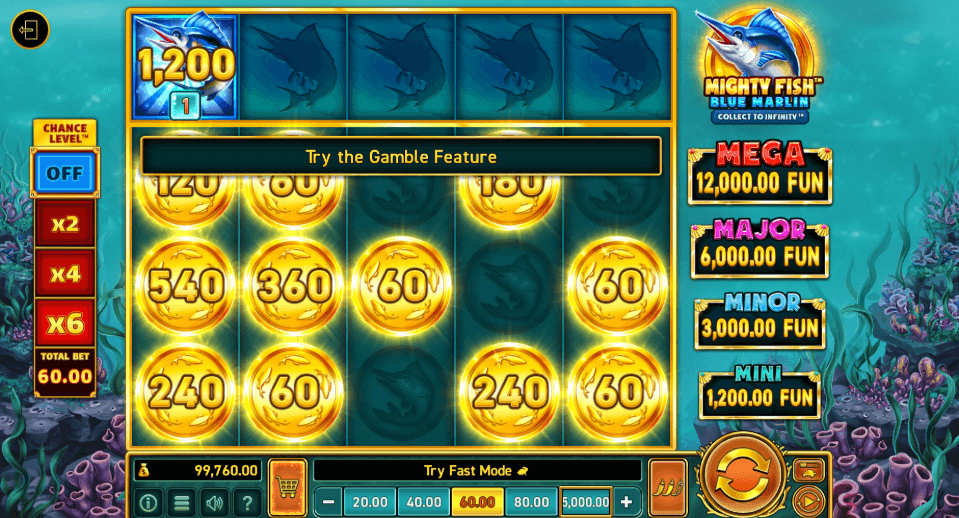 Mighty Fish Blue Marlin Game Preview