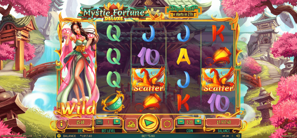 Mystic Fortune Deluxe Game Image