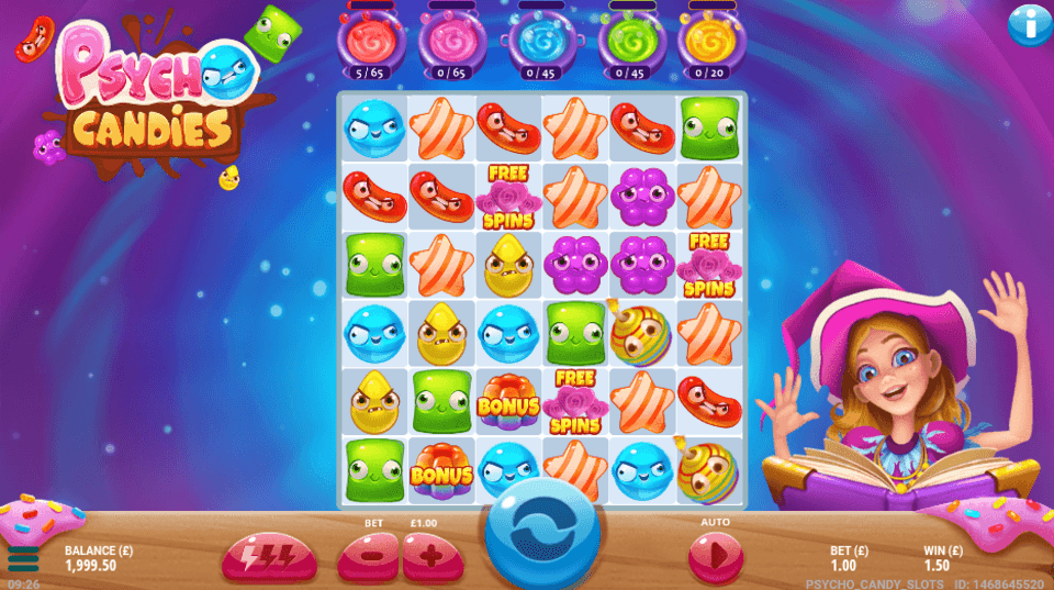 psycho candies slot special symbols