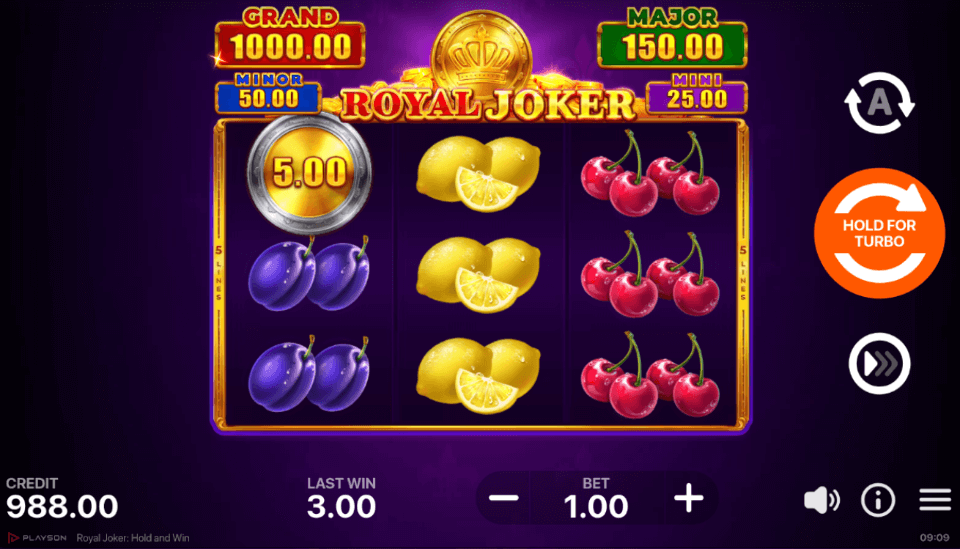 Royal Joker Playson Game Preview