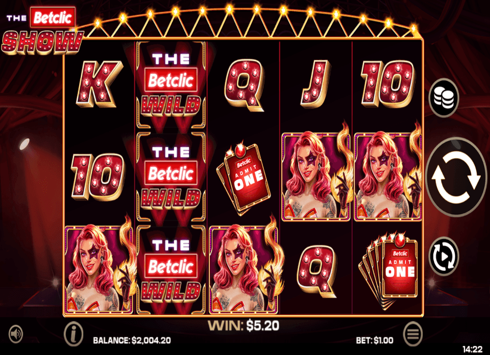 the betclic show slot wild win