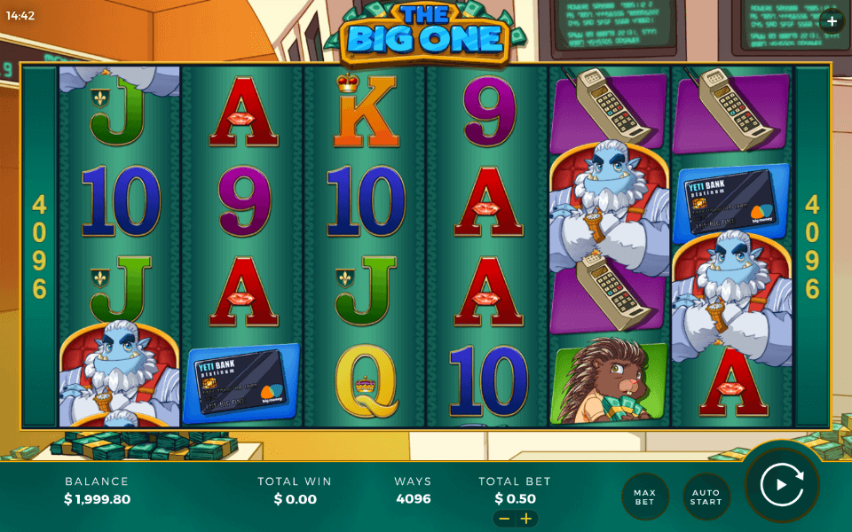 base game of the big one slot