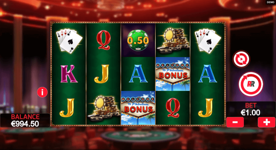 most symbols of the slot Vegas All In
