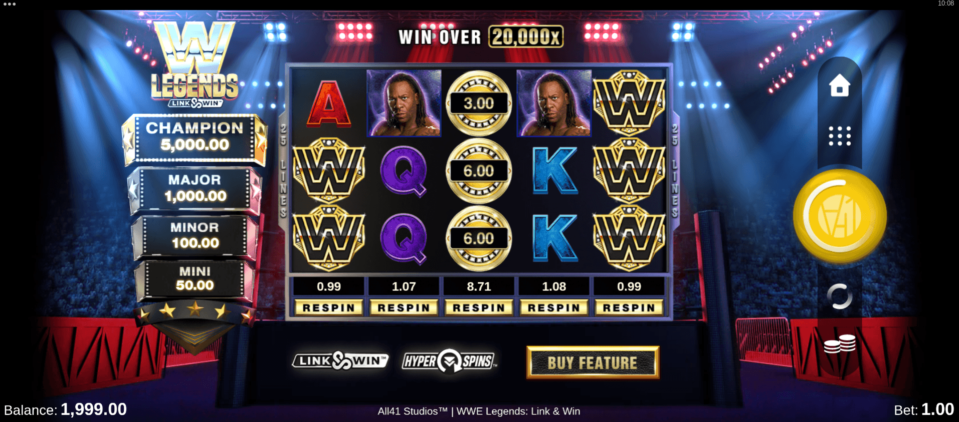 WWE Legends Link And Win All41 Studios